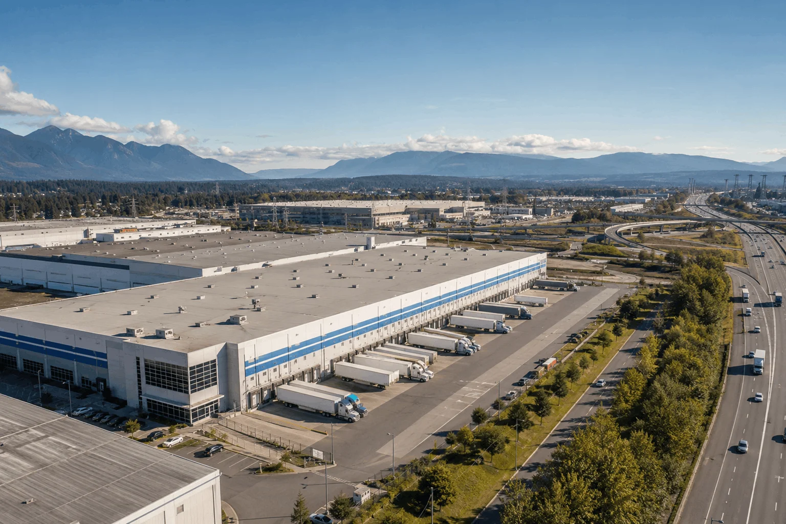 Representative warehouse and distribution facilities serving the Jacksonville, Florida market