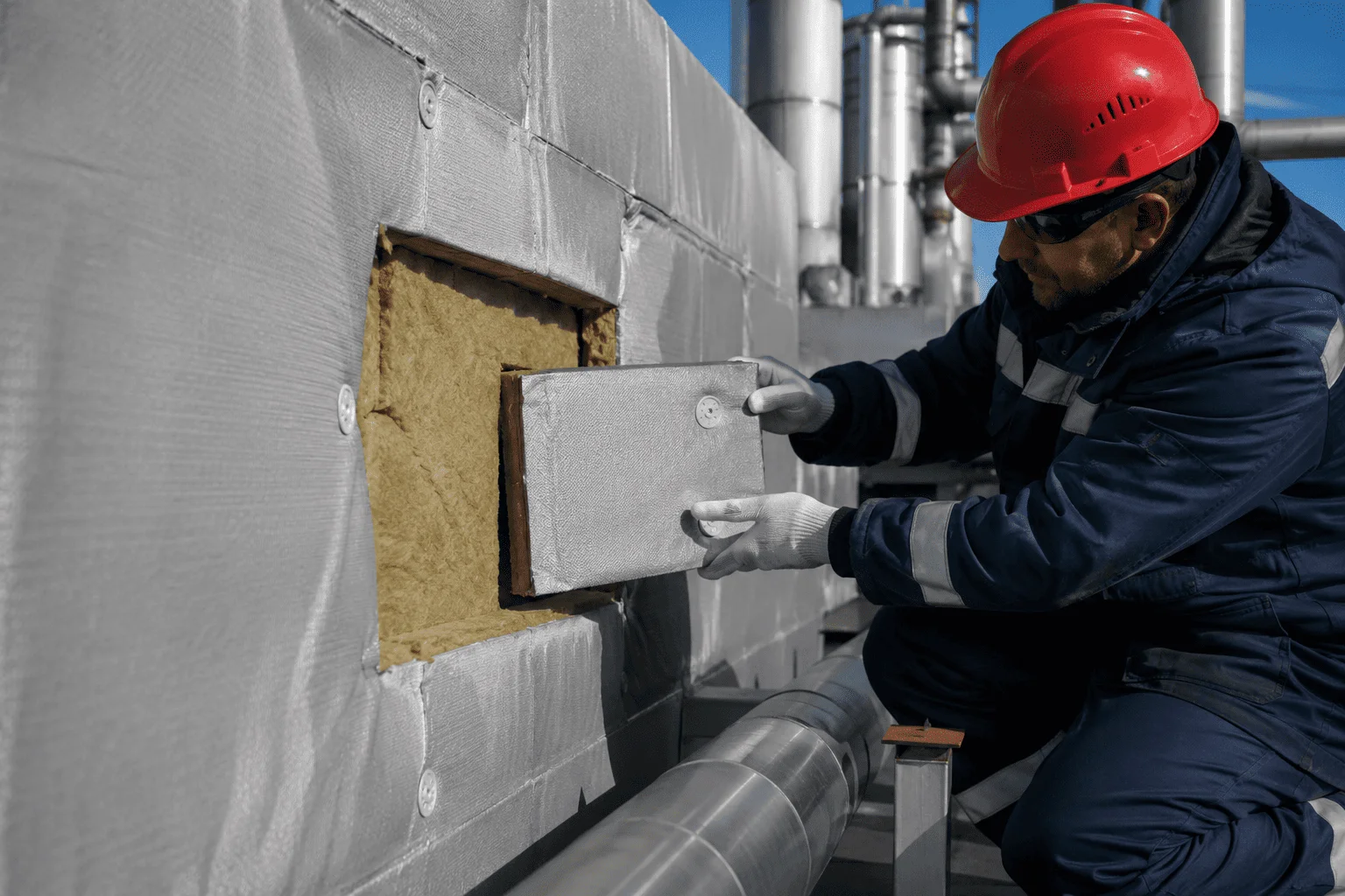 Insulation Repair on a commercial or industrial facility